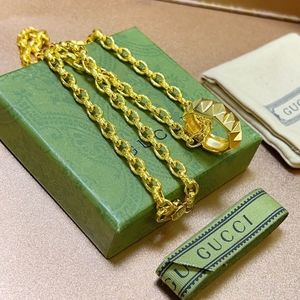 Gucci Double G Classic collection vintage silver necklace